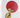 Flora Medium Gold Plug with Red Pom Pom