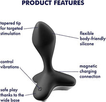 Load image into Gallery viewer, Satisfyer- Game Changer- Anal Vibe- Black
