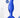 Gripper Hand Blowen Glass Anal Plug - Blue