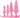 Pink Beginners Butt Plug Set