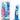 Twisted Love - 5.5" Ribbed Probe - Blue/White