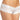 Baci 815 Flower Lace Boy Short White M/L