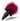 Blush Novelties Pom Plugs, Fur Pom Pom, Burgundy