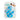 Massage Gloves Blue With Roller Balls