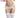 Madison Crotch-less Veil Panty With Veil - White - O/S