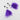 Love In Leather Purple Feather Nipple Clamps