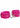 OUCH Plush Leather Ankle Cuffs- Pink