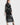 Demoniq Dorothea Wet Look Cutout Long Dress & Thong  Black  S/M
