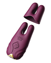 Load image into Gallery viewer, ZALO NAVE VIBRATING NIPPLE CLAMPS - VELVET PURPLE
