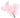 Pink Fox Tail With Silver Plug