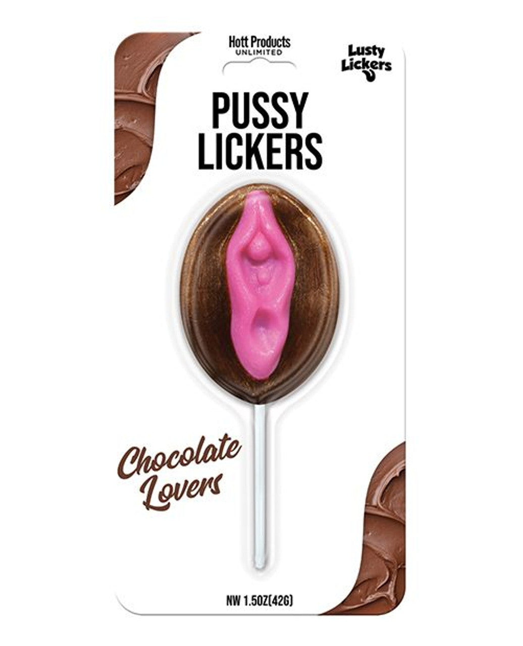 Lusty Lickers Pussy Pops Chocolate