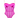 MUSE- Chain Hot Pink Teddy- LRG