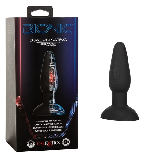 CALEXOTICS BIONIC DUAL PULSATING PROBE - BLACK