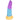 8.27'' Multicolor Twisted Silicone Dildo