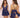 Seven 'til Midnight Lace and Mesh Blue Halter Babydoll Set L/XL