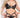 Lace & Lame Bra Set Colour Black Size Large STM #11097