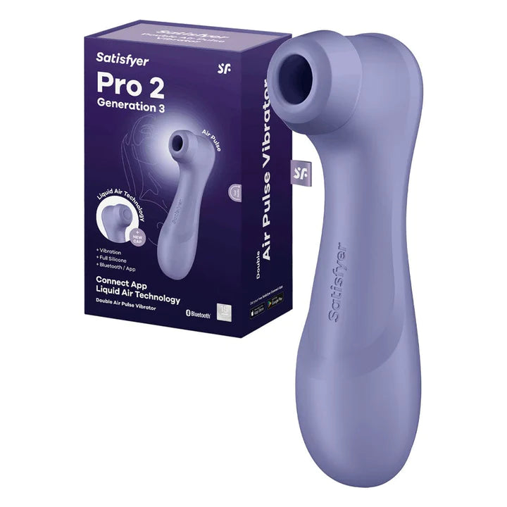 SATISFYER PRO 2 G3 LIQUID VIBRATION LILAC APP CONTROLLED