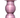 Pink Rose Glass Anal Beads