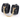Black Leather Ankle Cuffs