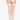 Lace Top Fishnet Thigh Hi With Lace Top - White - Plus Size