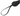 XOXO Paddle Black/Red