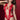 RED RIBBON STRAPPY BODY SUITE M/L