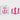 X Combo 3pc Pink Silicone Butt Plug Set