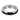 Chrome Cock Ring With Black Band - Medium