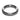 Metal C/Ring With Chain Inlay 1.75"