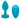 B-vibe Vibrating Jewel Anal Plug S/M - Teal