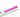 Pink Leash With Silver Chain
