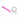 Pink Leash With Silver Chain