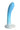 Simply Sweet 7" Ripple Silicone Dildo - Blue/White
