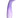 Simply Sweet 7" Slim G-Spot Silicone Dildo - Purple/White