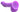 LolliCock 7'' With Balls Silicone Grape