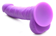 Load image into Gallery viewer, LolliCock 7&#39;&#39; With Balls Silicone Grape
