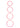 SportSheets Merge Collection CORAL rubber O ring 4pk