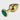 Gold Butt Plug with Green Gem