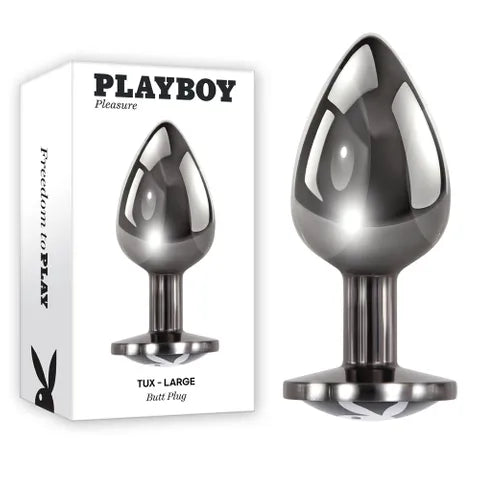 PLAYBOY PLEASURE TUX - LARGE - METAL - HEMATITE