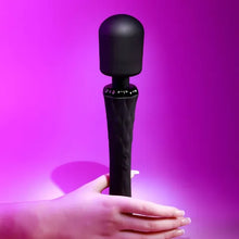 Load image into Gallery viewer, PLAYBOY PLEASURE ROYAL MASSAGE WAND - RECHARGEABLE - BLACK
