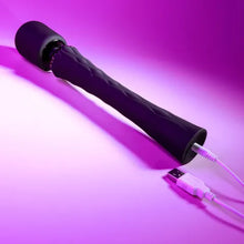 Load image into Gallery viewer, PLAYBOY PLEASURE ROYAL MASSAGE WAND - RECHARGEABLE - BLACK
