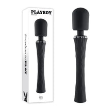 Load image into Gallery viewer, PLAYBOY PLEASURE ROYAL MASSAGE WAND - RECHARGEABLE - BLACK
