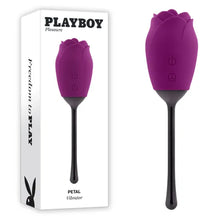 Load image into Gallery viewer, PLAYBOY PLEASURE PETAL FLICKING STIMULATOR - RECHARGEABLE - WILD ASTER
