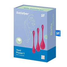 Load image into Gallery viewer, SATISFYER  YONI POWER 1 TRAINING BALLS RED
