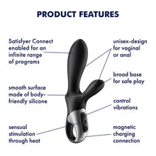 Load image into Gallery viewer, SATISFYER Heat Climax - Unisex Anal Vibe - Black
