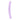 Crystal Clear Double Dong  Purple   13"