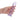 Crystal Clear Dildo  Purple  6"