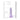 Crystal Clear Dildo Purple  7" with Balls