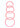 SportSheets Merge Collection CORAL rubber O ring 4pk