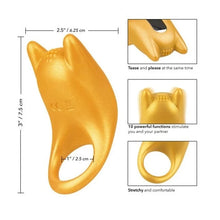 Load image into Gallery viewer, Naughty Bits- Horny AF- Vibrating Cock Ring- Yellow
